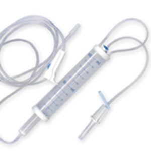 INFUSION SET WITH BURETTE CHAMBER