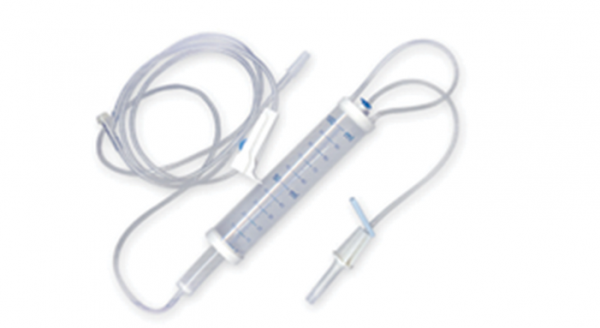 INFUSION SET WITH BURETTE CHAMBER