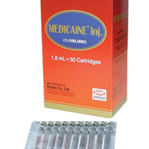 MEDICAINE Anesthesia Injection 2% Lidocaine with Epinephrine for pain relief